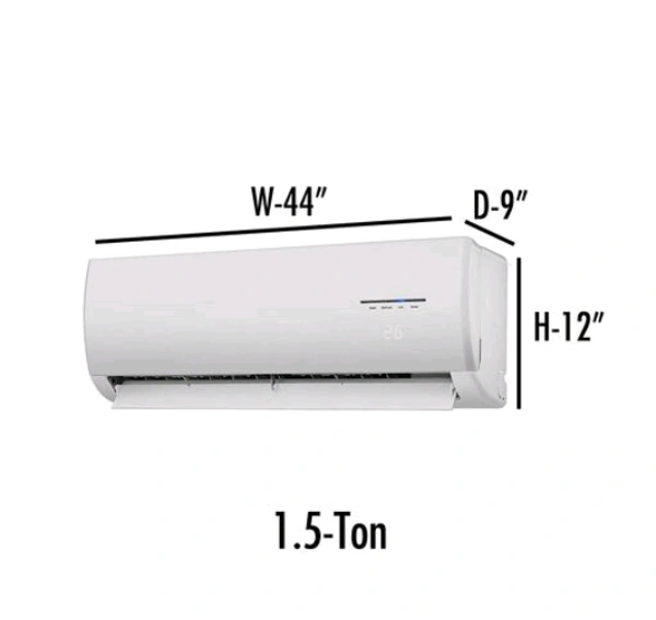 DREAM eHOME  PVC Blue Color Printed c 1.5TonAc Cover for Split Indoor -  1.5 Ton, Blue,  PVC,  Pack of1